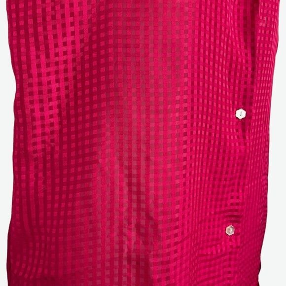 VICTORIA'S SECRET Vintage Gold Label Satin Trim Sleeveless Pajama Top Shirt sz M - Picture 10 of 12